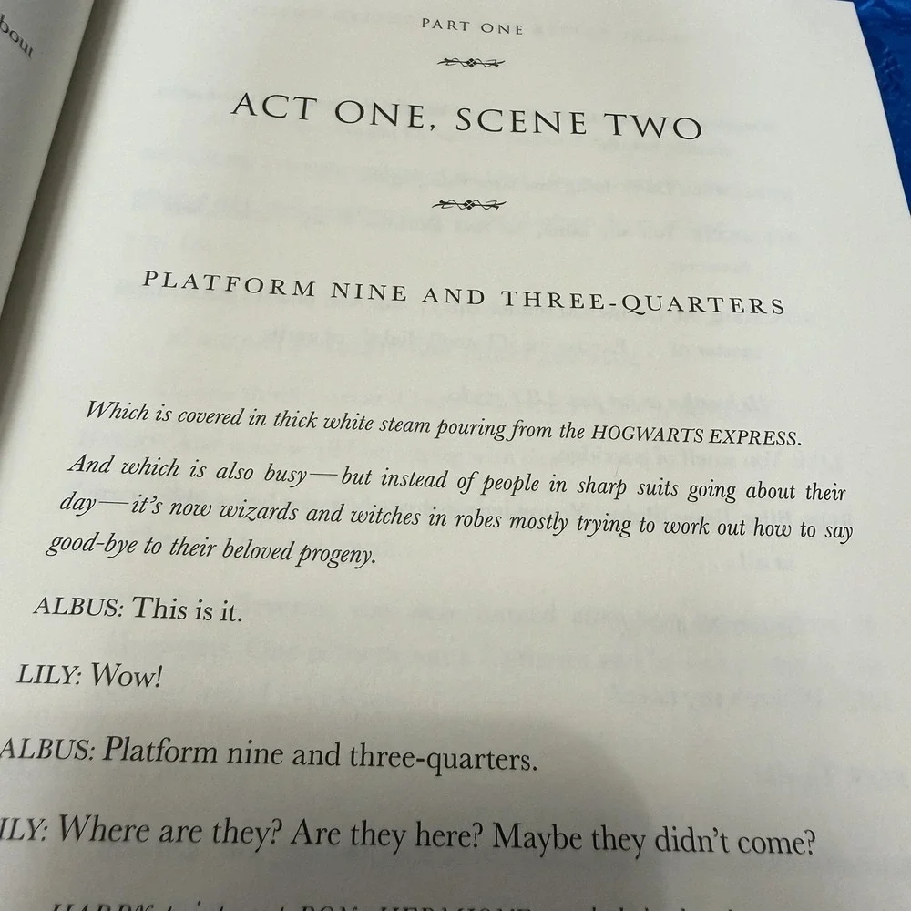 1st Edition Harry Potter and the Cursed Child By Jk Rowling Special Rehearsal Ed